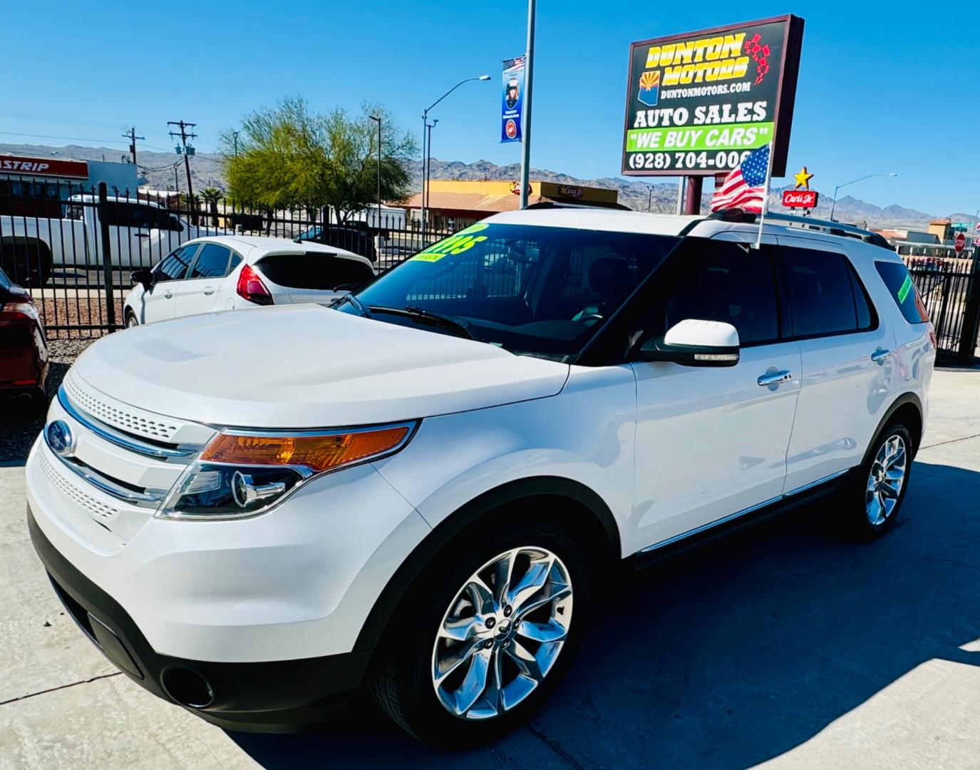 2011 White Ford Explorer (1FMHK7F80BG) , located at 2190 Hwy 95, Bullhead City, AZ, 86442, (928) 704-0060, 0.000000, 0.000000 - 2011 Ford Explorer Limited. Only 53k miles.. 3rd row . leather loaded . - Photo#0